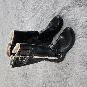 BOC Girl boots size 3 dark brown boots